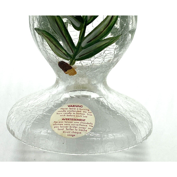 Vintage Fifth Avenue Crystal taper to 3" Candle Holder Romania Iris Flower 9" - Picture 7 of 10